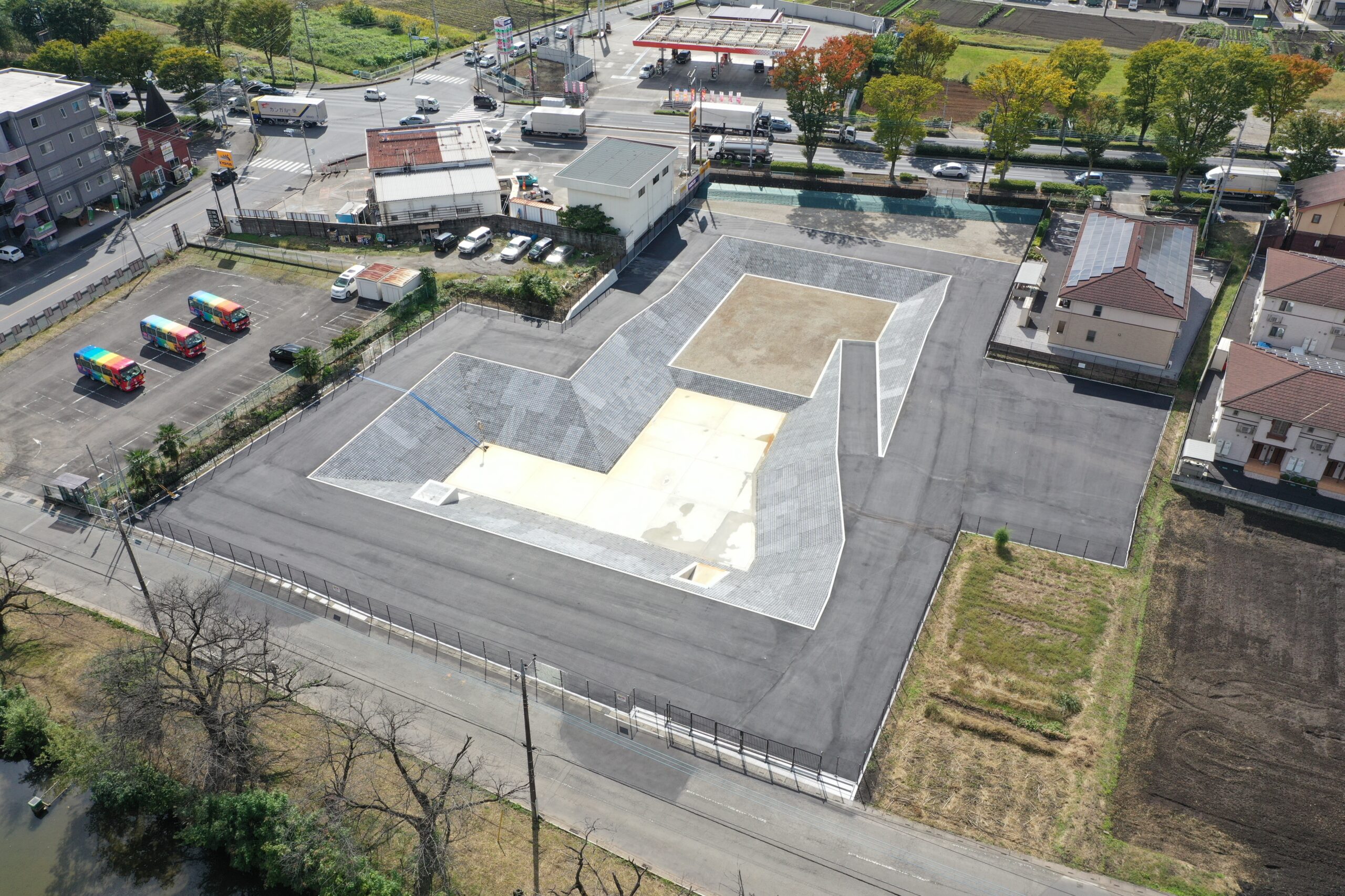雨水調整池築造工事