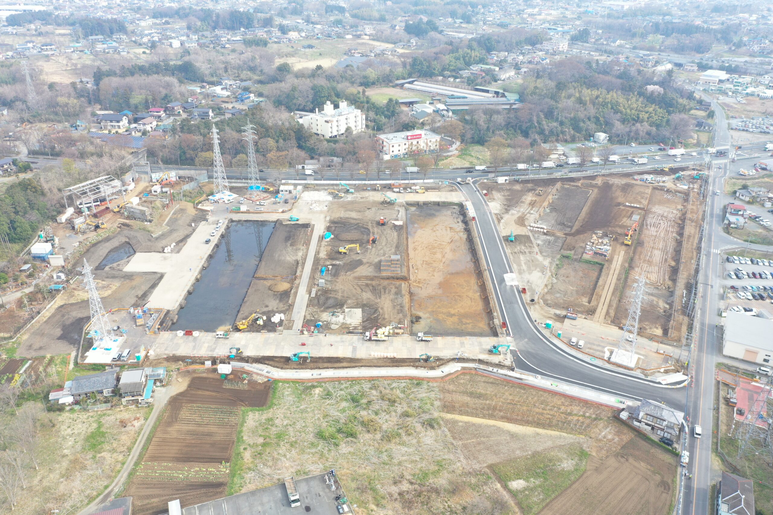 東松山石橋開発計画に伴う開発工事