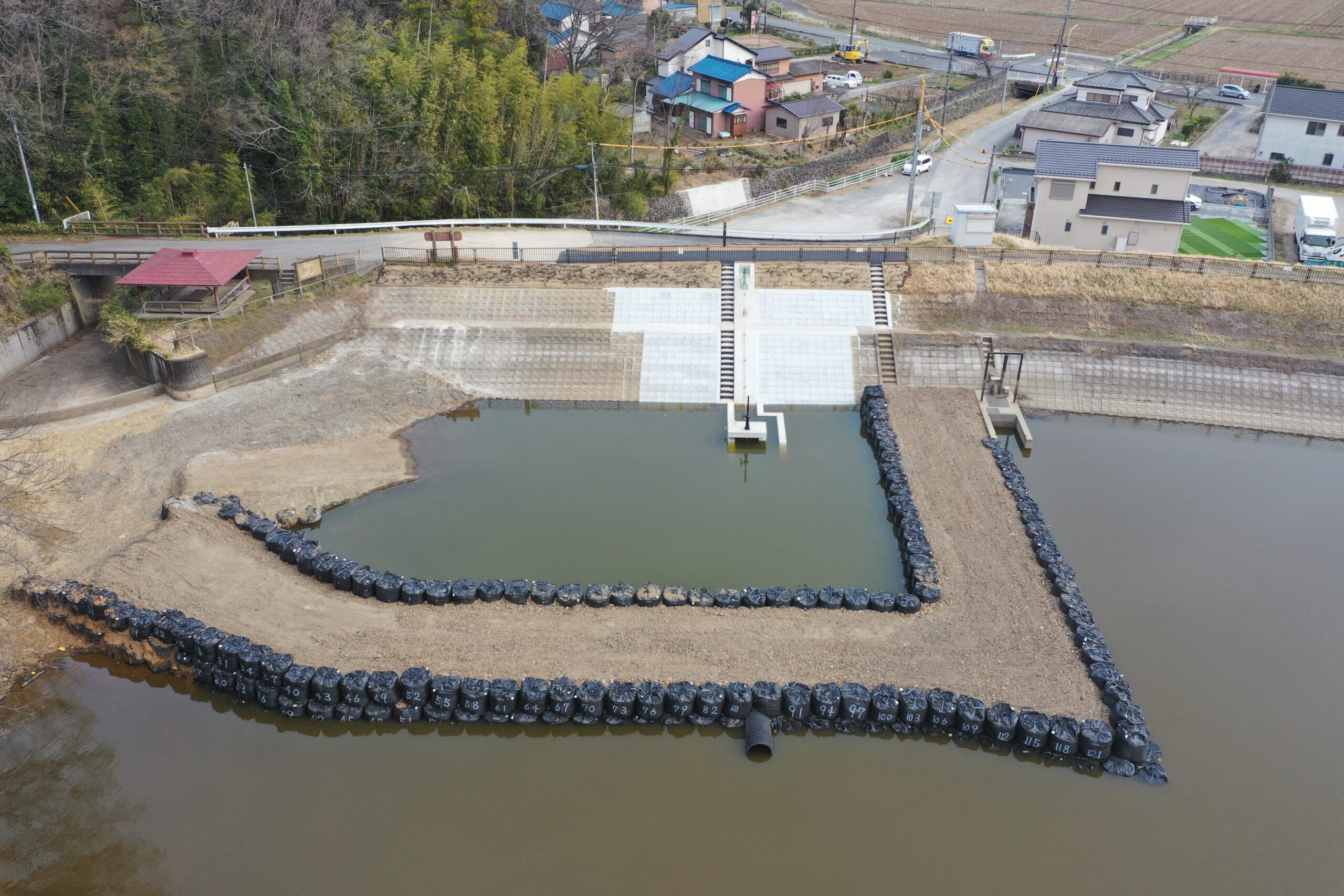 大沼第302号ため池改修工事