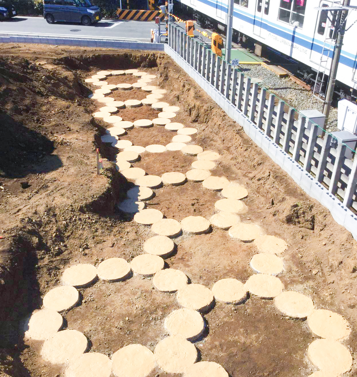 鉄道振動抑制工事
